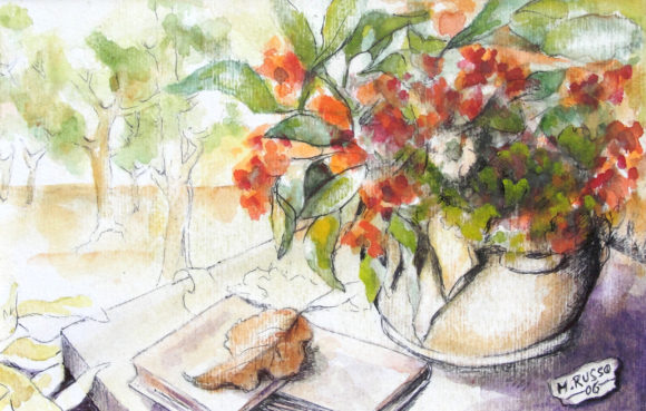 Vaso con fiori